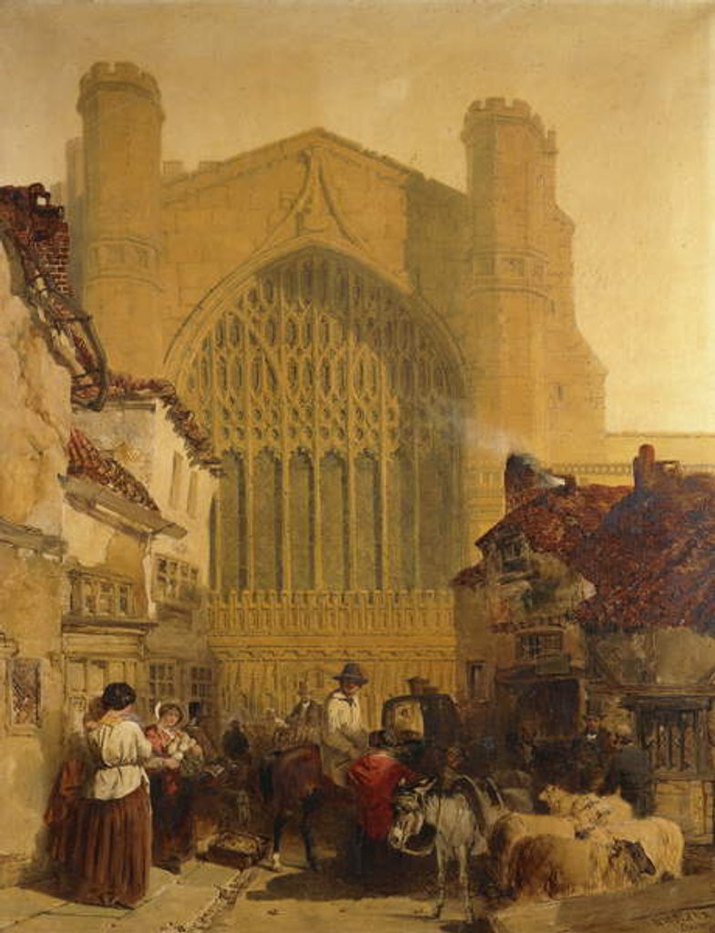 Detail of Chester Cathedral, 1853 by Edmund John Niemann