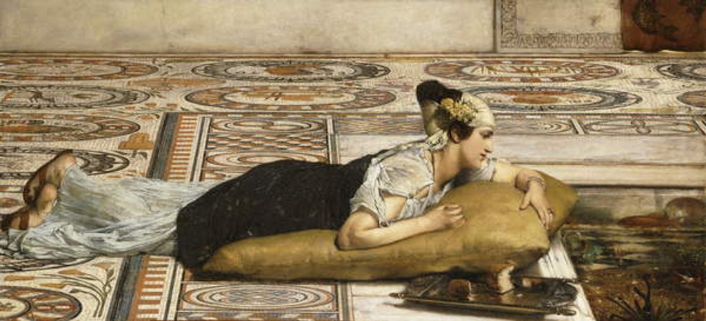 Detail of Water Pets: Goldfish, 1874 by Lawrence Alma-Tadema