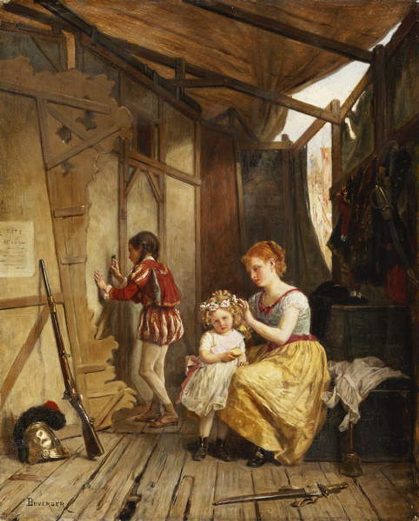 Detail of Backstage by Theophile Emmanuel Duverger
