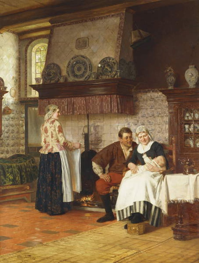 Detail of The Centre of Attraction, by Otto Kirberg