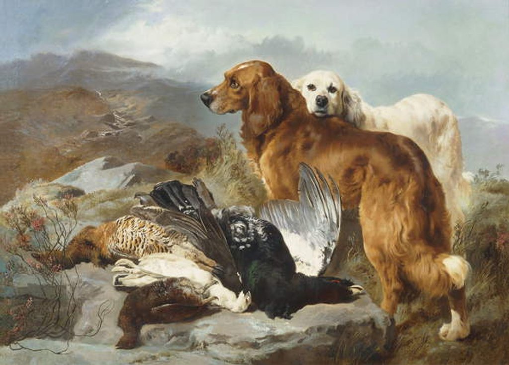 Detail of The Day's Bag, 1858 by George Wiliam Horlor