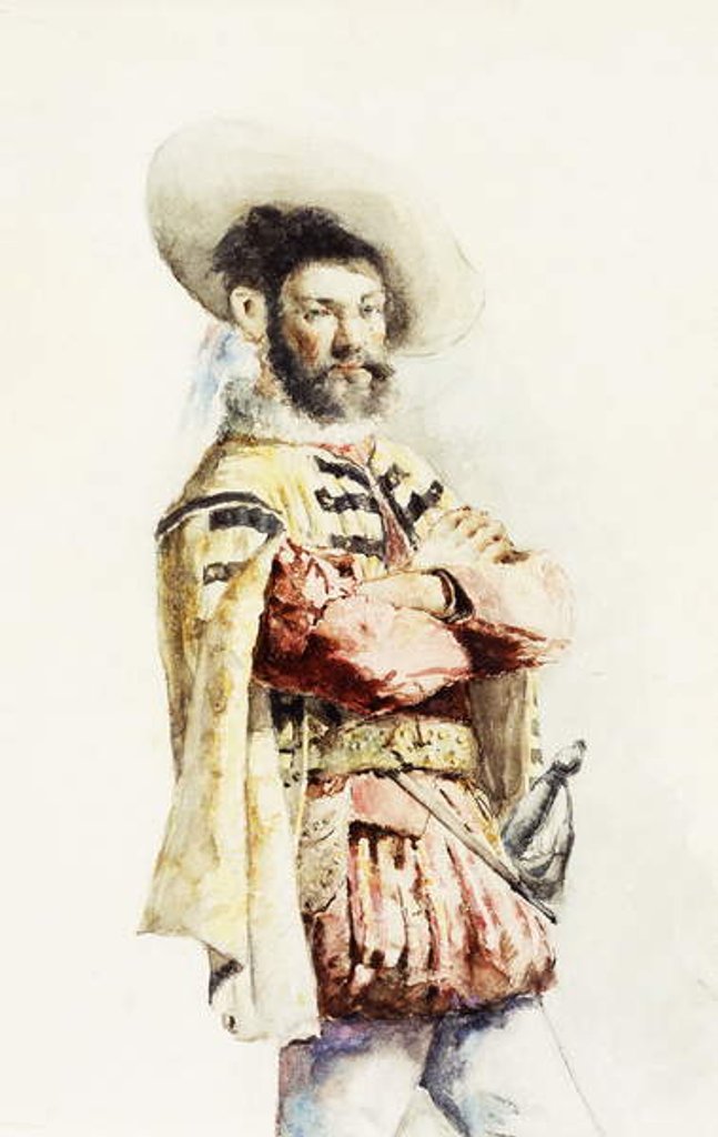 Detail of The Musketeer by Joaquin Sorolla y Bastida