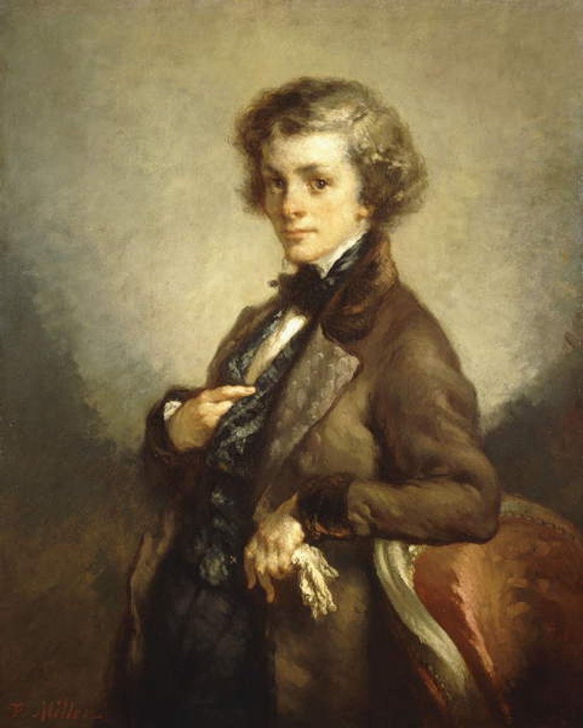 Detail of Monsieur Ouitre by Jean-Francois Millet