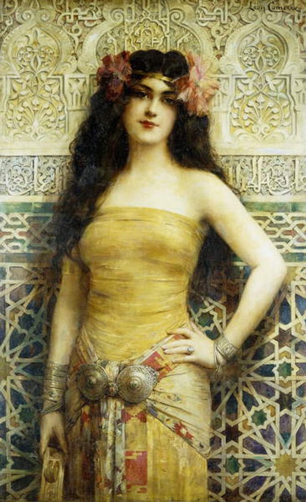 Detail of La Favorite by Leon Francois Comerre