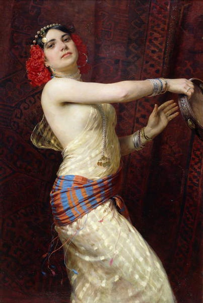 Detail of A Damascan Dancer, 1909 by Otto Pilny