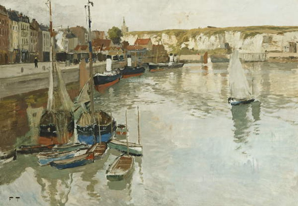 Detail of Dieppe, c.1894 by Fritz Thaulow