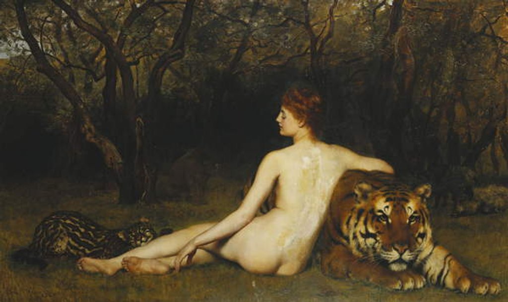 Detail of Circe, 1885 by John Collier