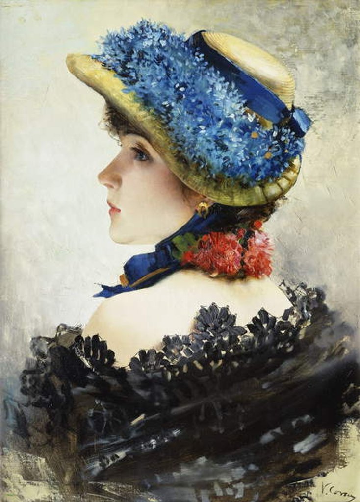 Detail of La Belle Epoque by Vittorio Matteo Corcos