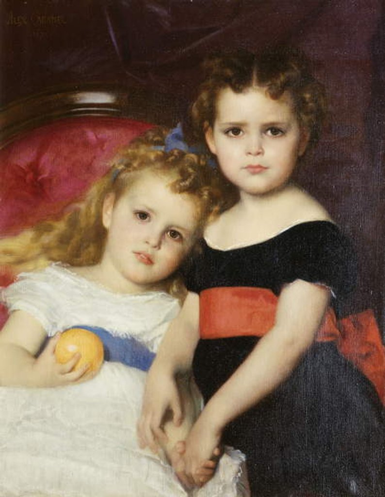 Detail of The Sutton Sisters, 1871 by Alexandre Cabanel