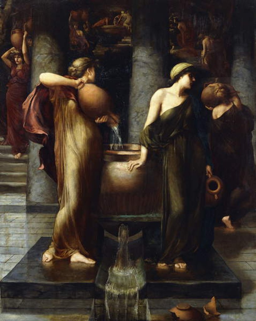 Detail of The Labour of the Danaids, 1878 by John Reinhard Weguelin