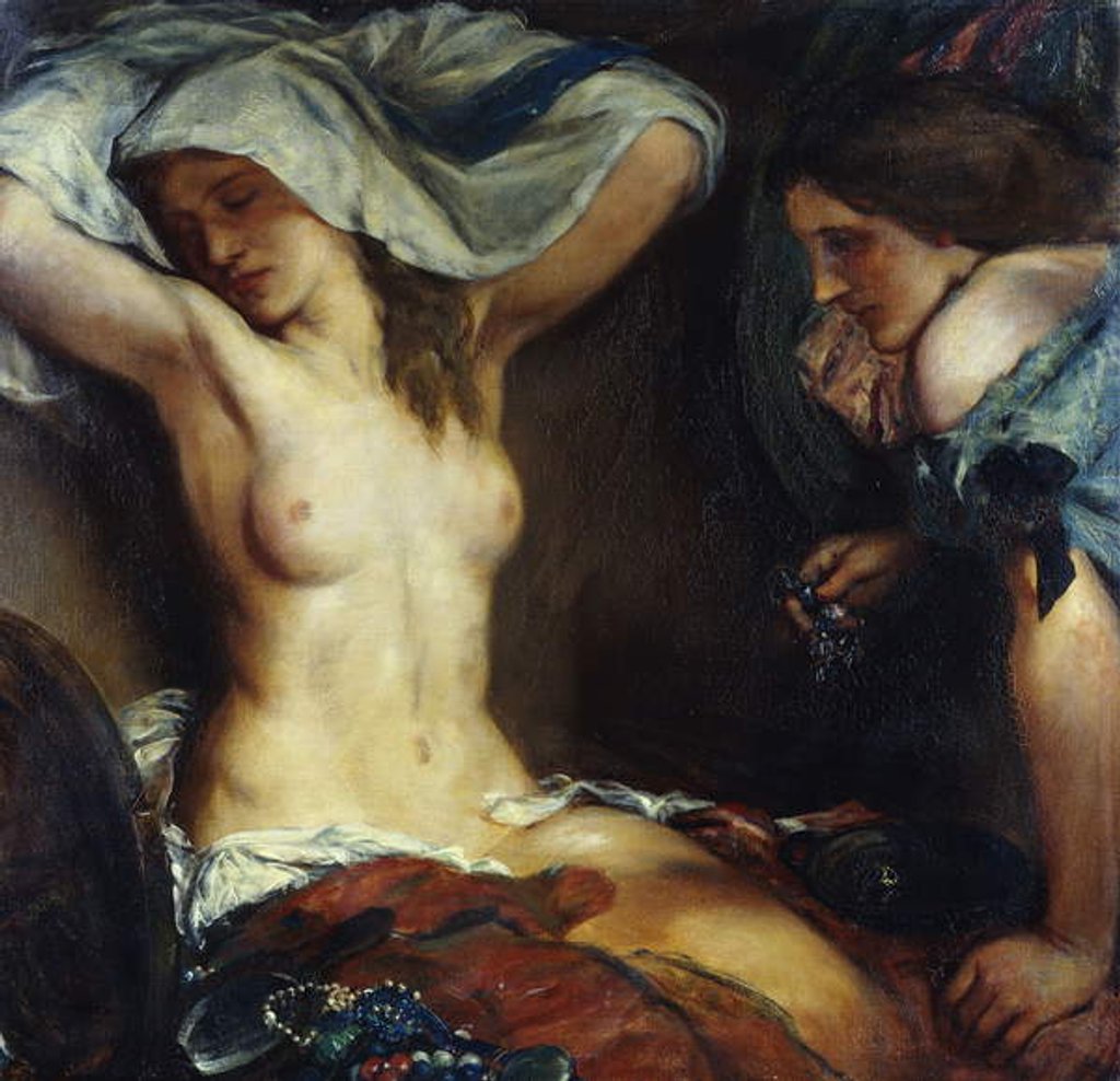 Detail of The Amethyst Necklace, 1906 by Charles Haslewood Shannon