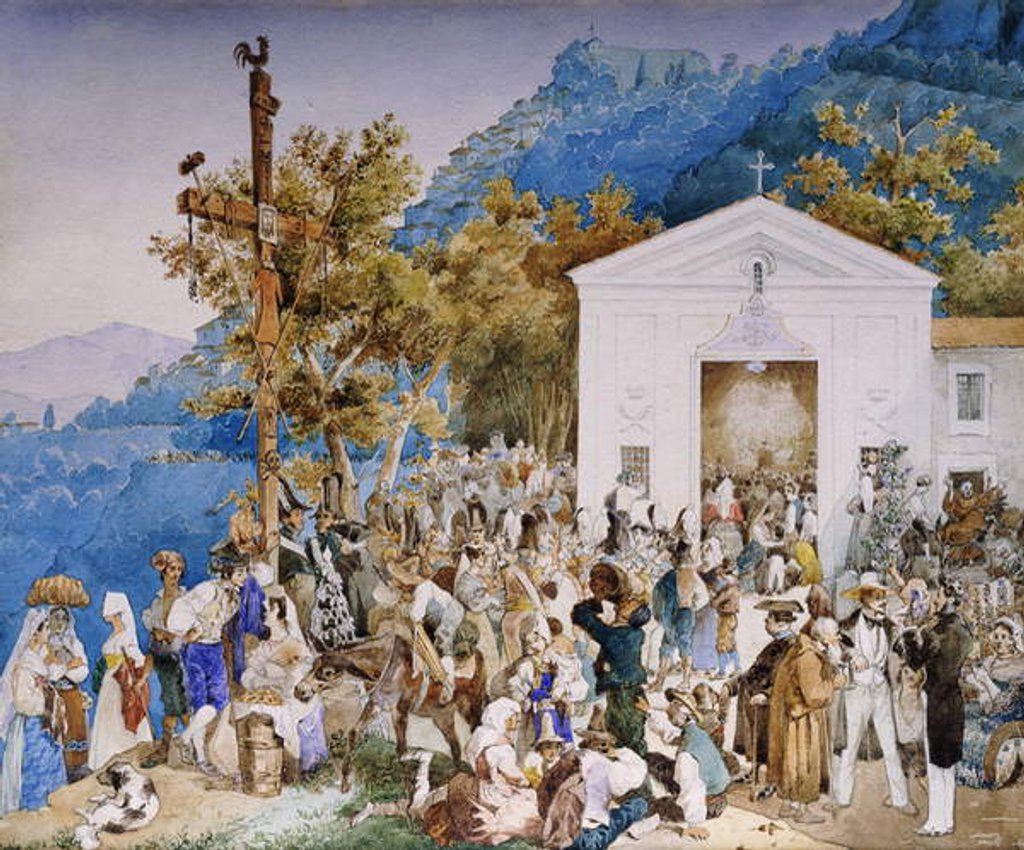 Detail of A Town Festival by Austrian School