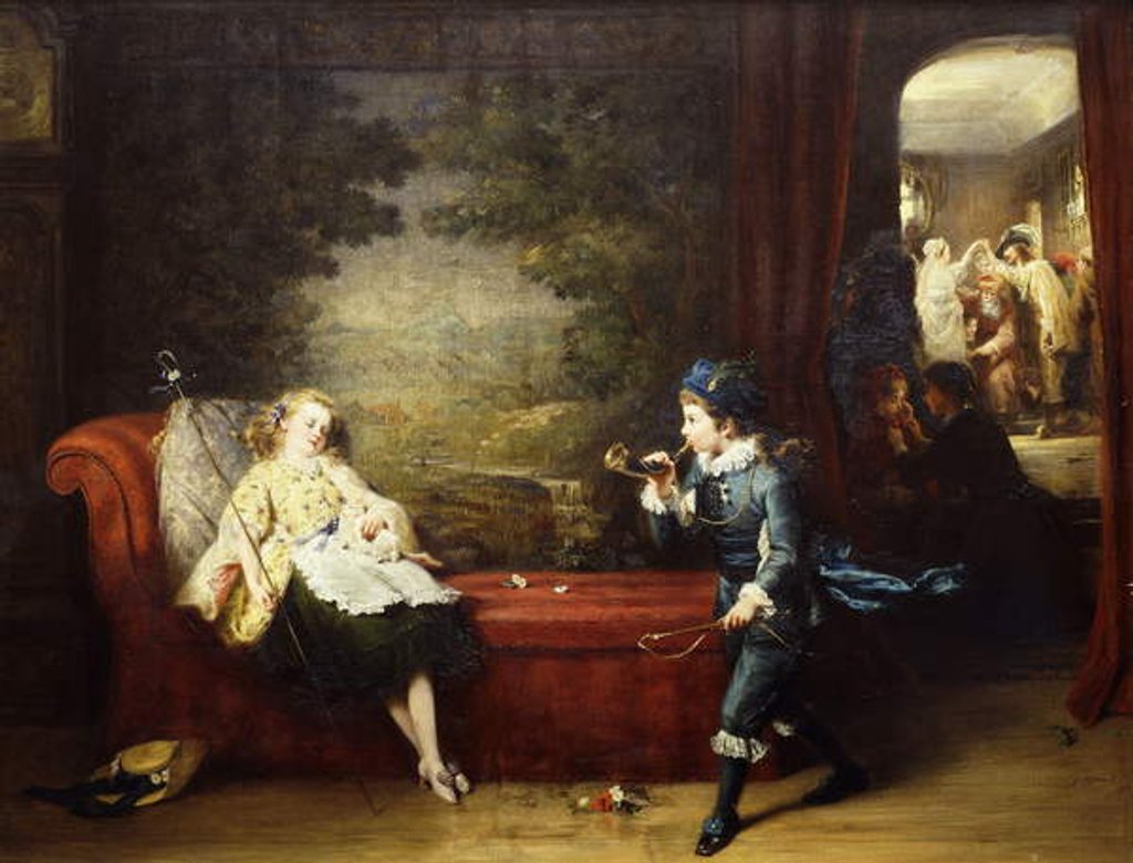 Detail of Little Bo Peep, 1875 by George Bernard O'Neill