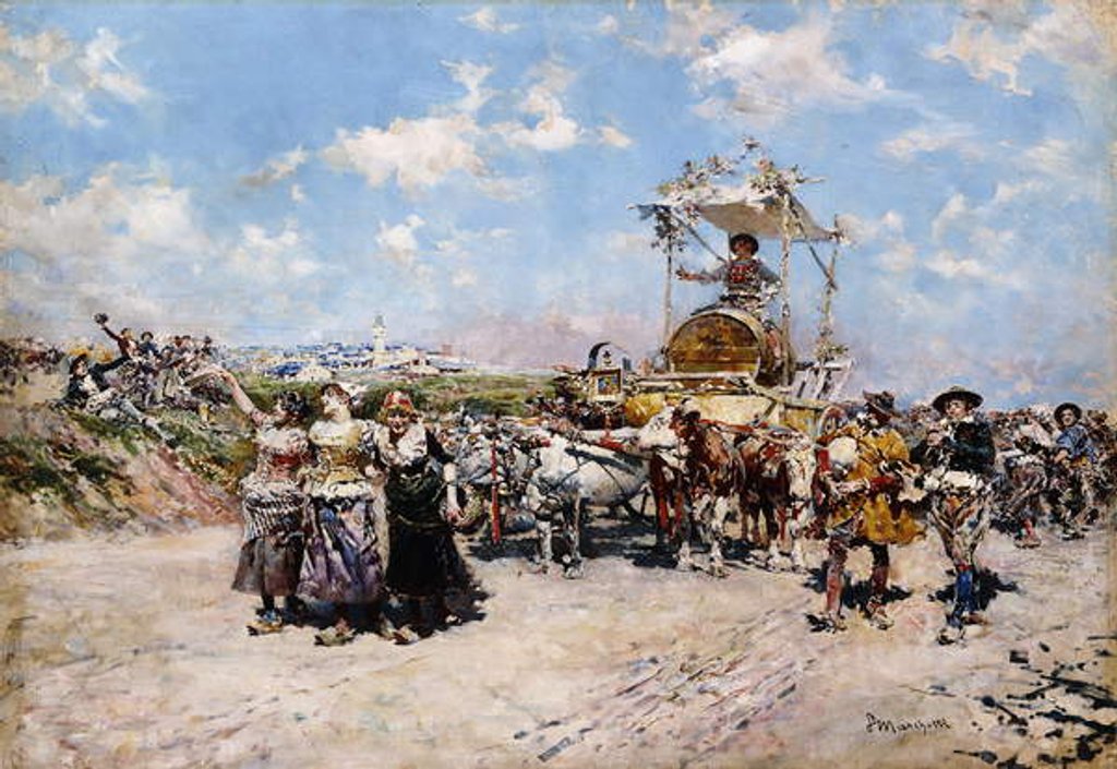 Detail of Le Fete des Vendanges de Naples, by Ludovico Marchetti