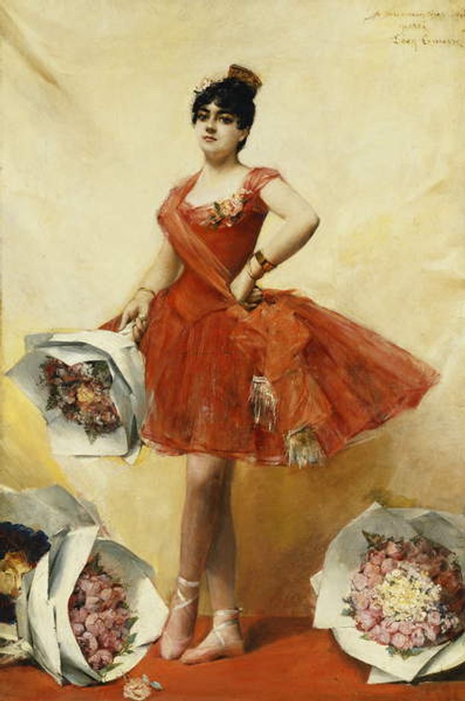 Detail of The Ballet Dancer by Leon Francois Comerre