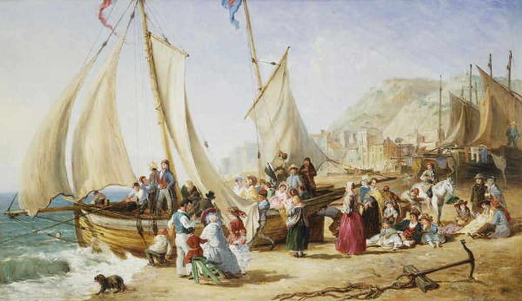 Detail of A Day Trip, Ramsgate, 1854 by William Parrott