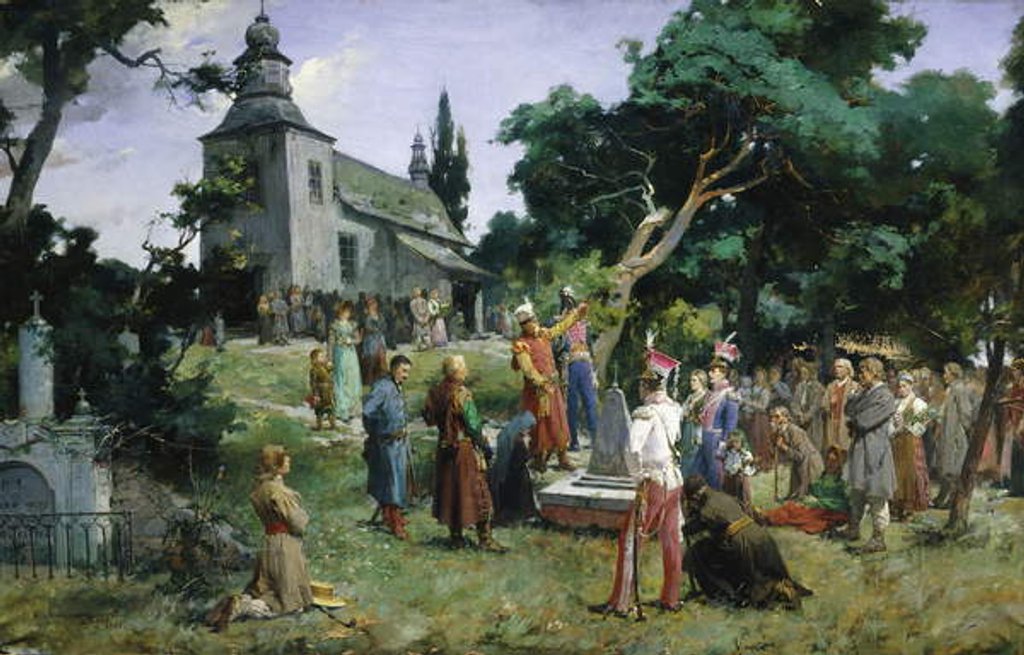 Detail of The Honoured Hero, 1901 by Kazimierz Alchimowicz