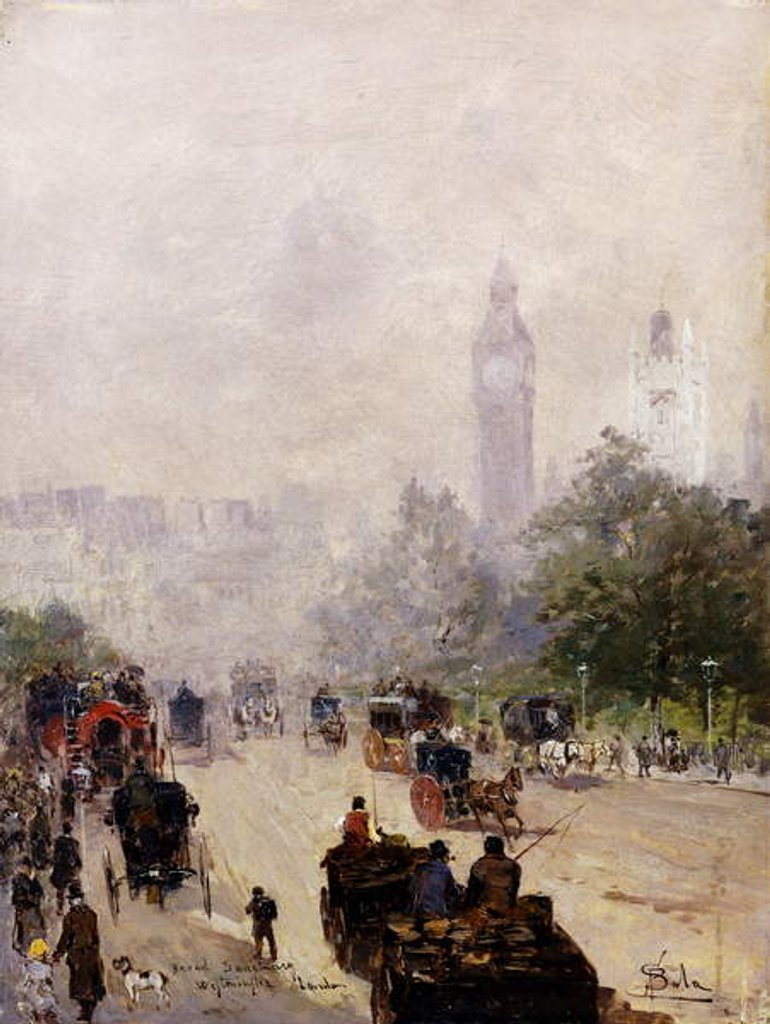 Detail of Broad Sanctuary, Westminster, London by Paolo Sala