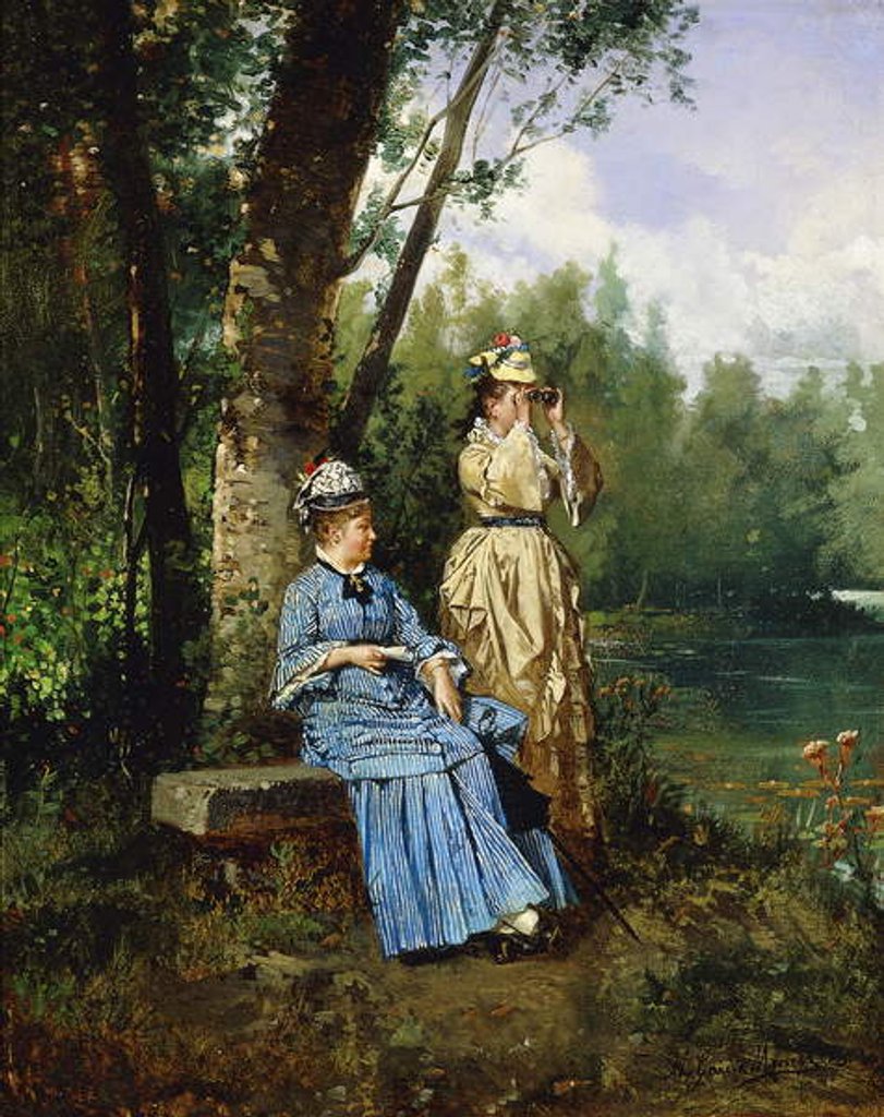 Detail of Through the Binoculars by Antonio Garcia Mencia