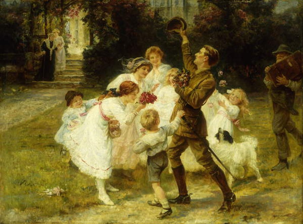 Detail of The Hero of the Hour by Frederick Morgan