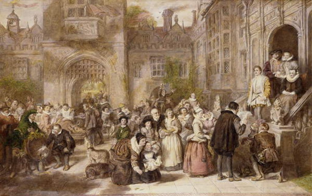 Detail of Coming of Age in the Olden Time, 1907 by William Powell Frith