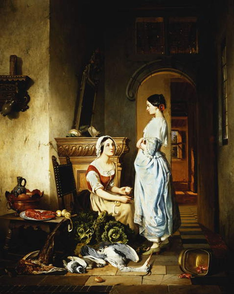Detail of Preparing the Meal by David Emil Joseph de Noter