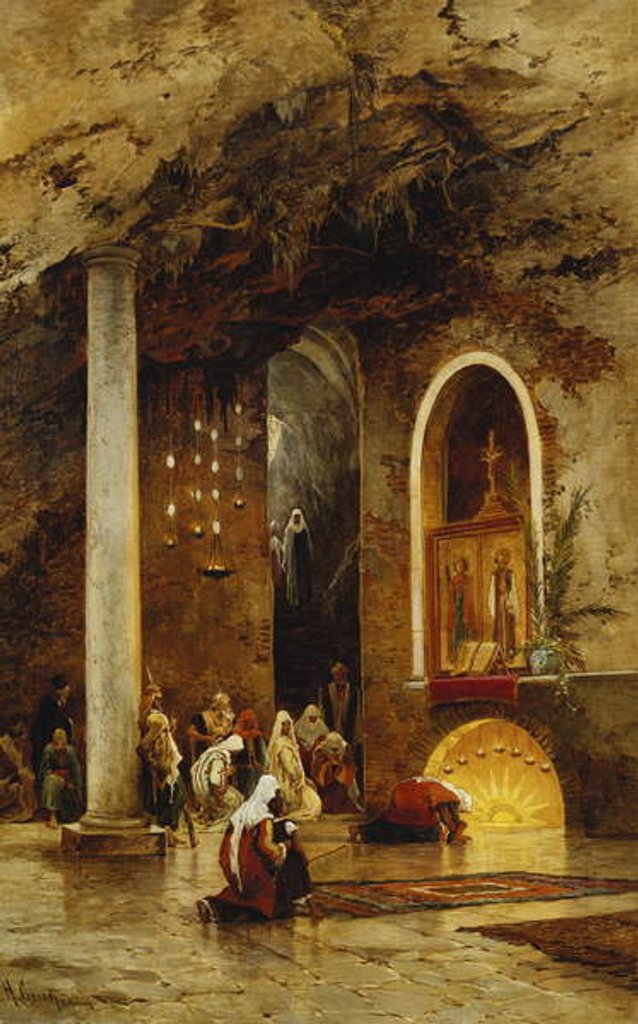 Detail of Bethlehem by Herman David Salomon Corrodi