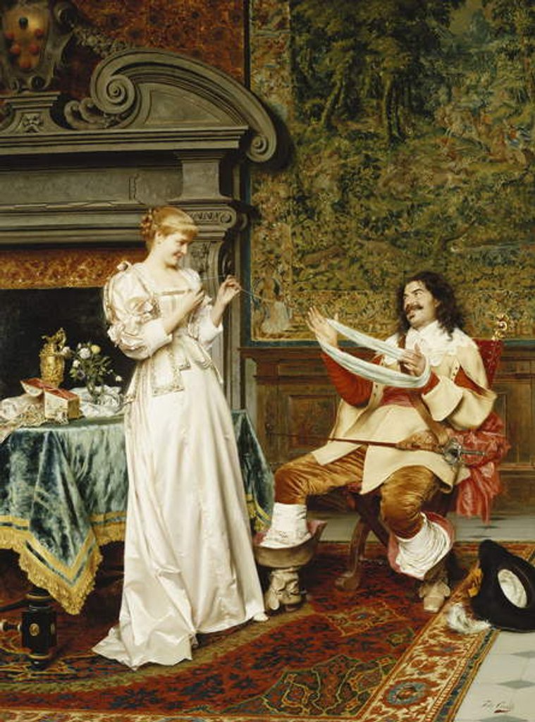 Detail of Off Duty, by Tito Conti