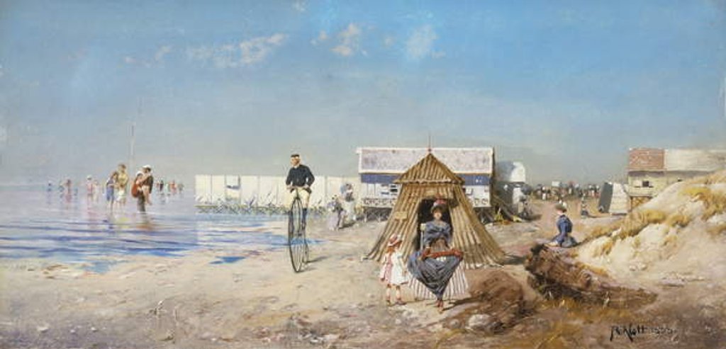 Detail of A Summer Day, 1888 by Robert Alott