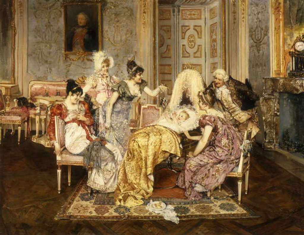 Detail of A Special Moment by Leopold Schmutzler