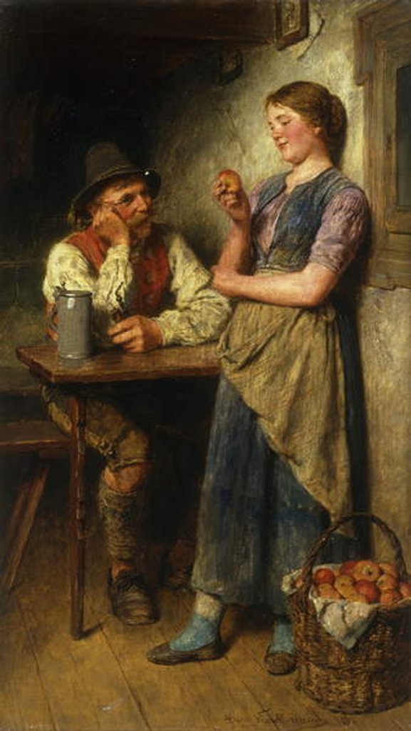 Detail of The Apple of His Eye, 1910 by Hugo Kauffmann