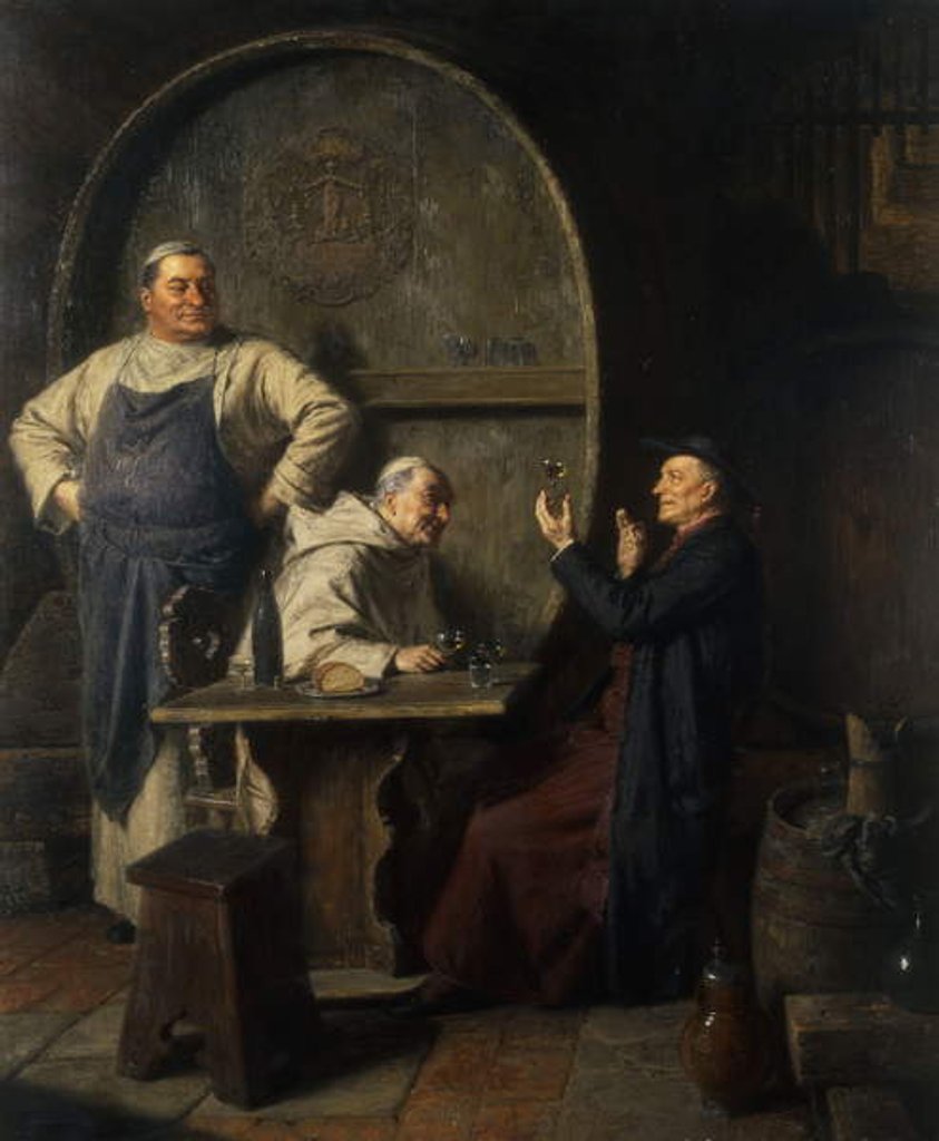 Detail of A Vintage Year, 1908 by Eduard von Grutzner