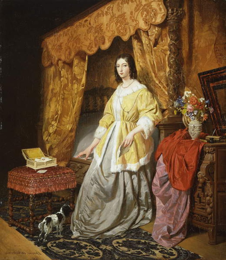 Detail of The Letter by David Emil Joseph de Noter