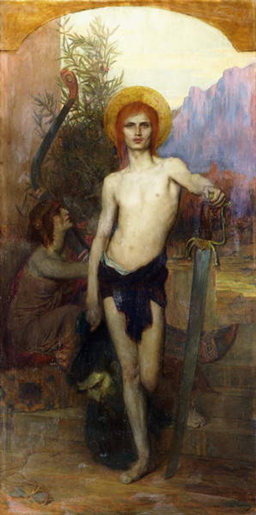 Detail of David with the Head of Goliath, 1894 by Georges Lavergne