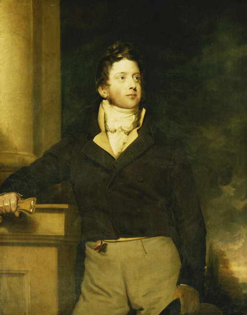 Detail of Portrait of a Gentleman, Standing by William II Hilton