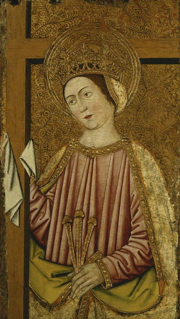 Detail of Saint Helen Holding the Cross by Spanish School