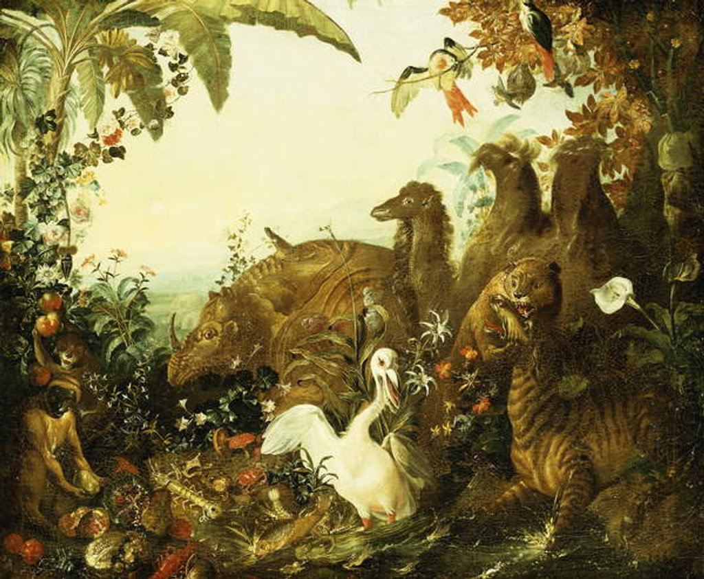 Detail of An Allegory of Africa by Alexandre-Francois Desportes