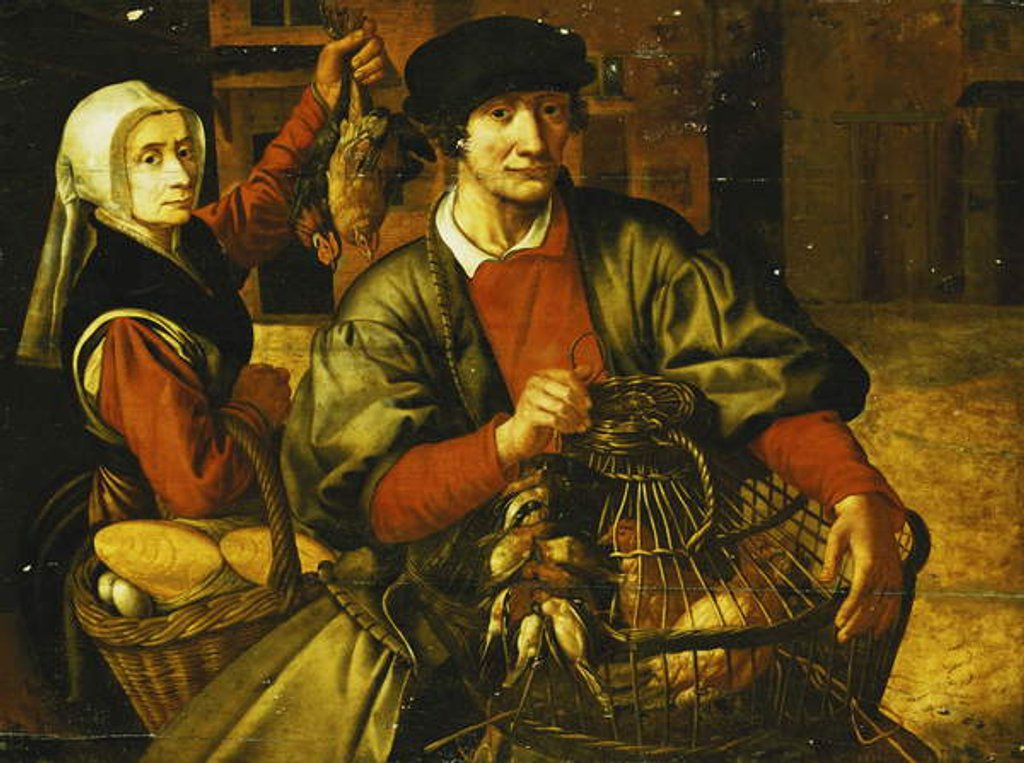 Detail of A Poultry Seller by Pieter Aertsen