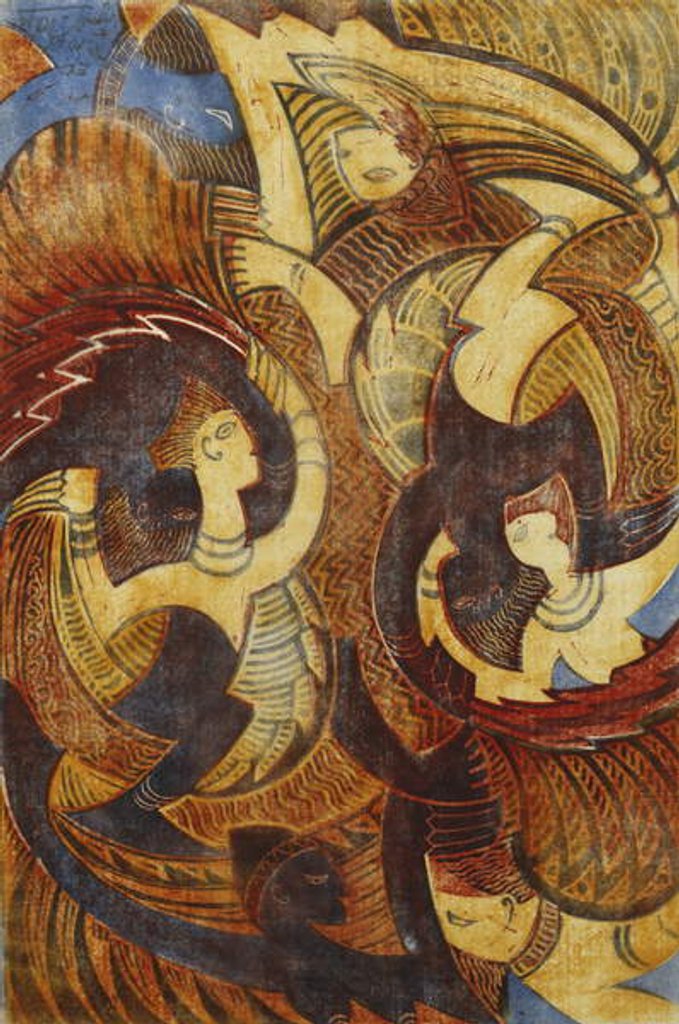 Detail of Fire-Dance, c. 1931 by Cyril Edward Power