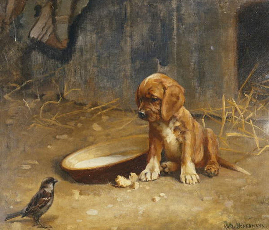 Detail of The Uninvited Guest by Karl K. Uchermann