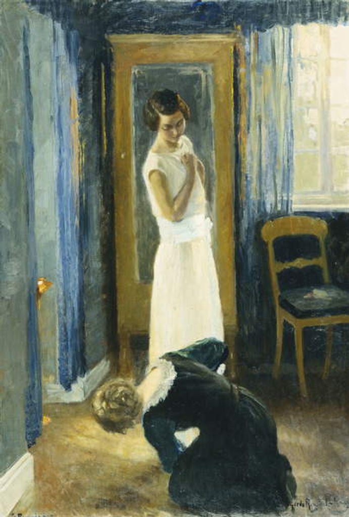 Detail of Evening Sun and Sun Reflections by Gerda Roosval-Kallstenius