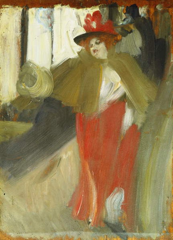 Detail of Natteffekt 11, a study by Anders Leonard Zorn