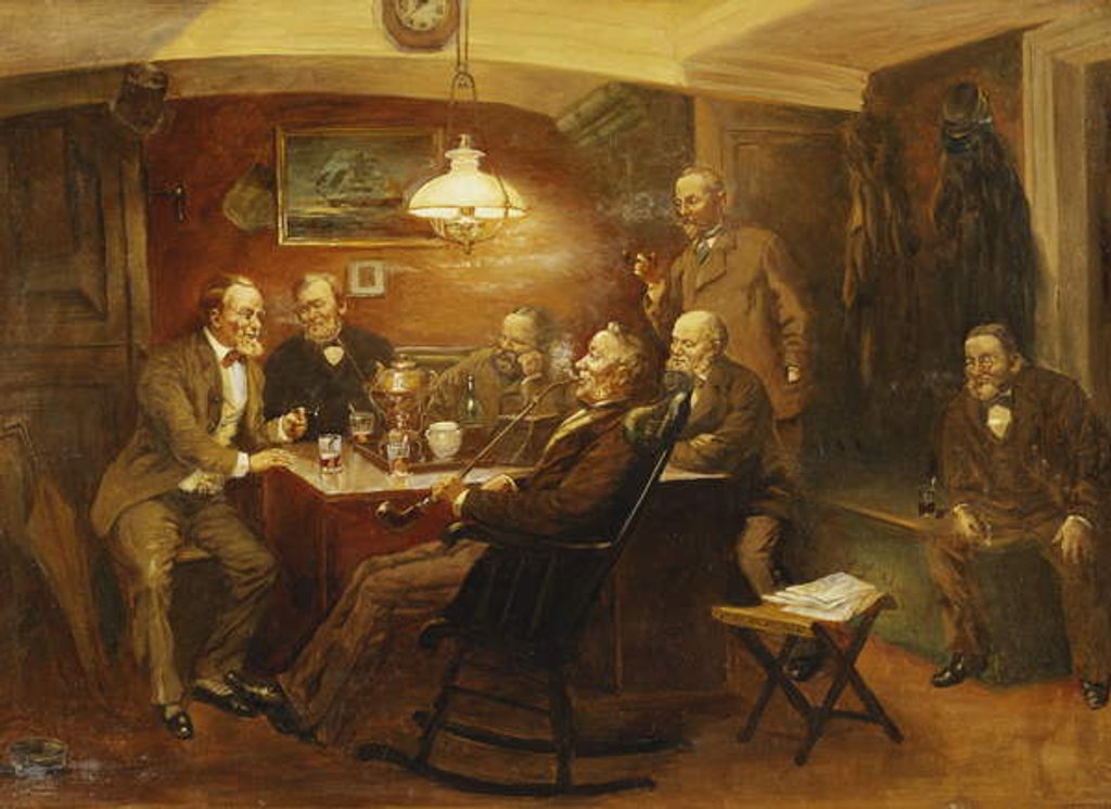 Detail of The Good Story by Oluf Simony Jensen