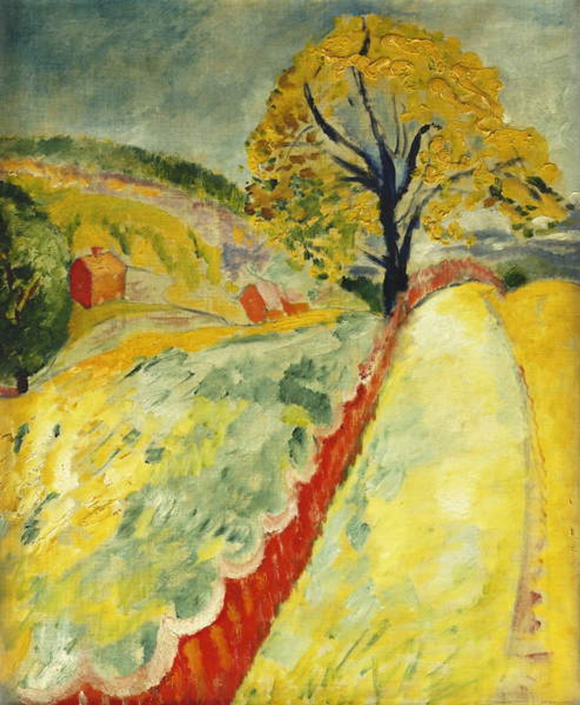 Detail of An Extensive Landscape by Sigrid Hjerten