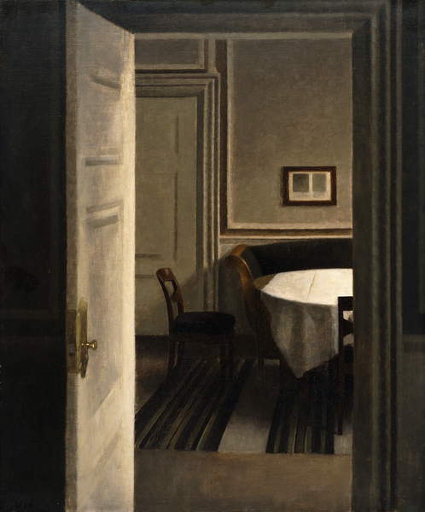 Detail of Interior, Strandgade 30, 1904 by Vilhelm Hammershoi