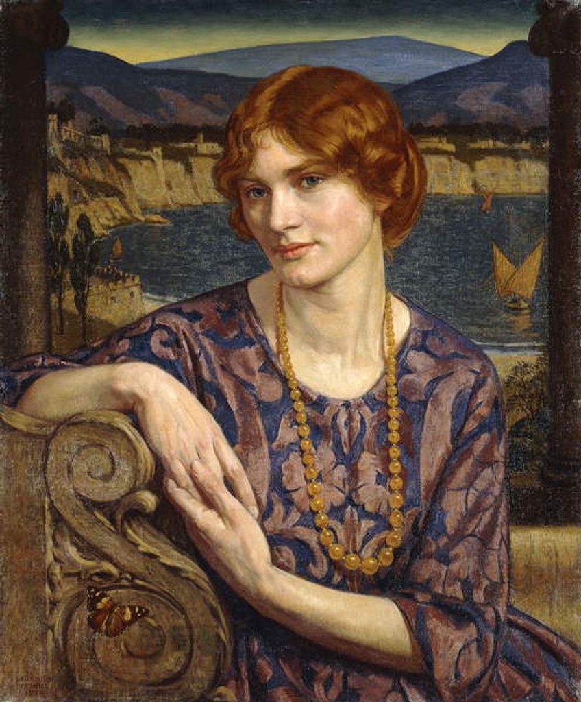 Detail of Fantasy, 1924 by Bernard Munns