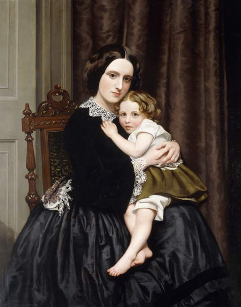 Detail of A Mother and her Child by Robert Scott Tait