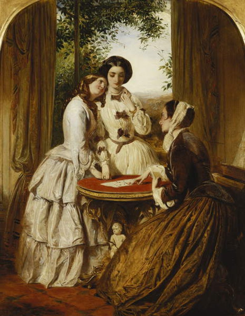 Detail of Doubtful Fortune - We Knnow We're Cheated, Yet Would Fain Believe by Abraham Solomon