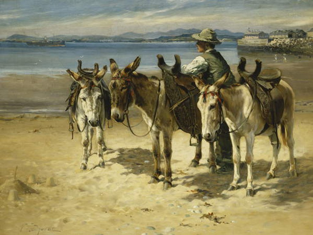 Detail of On the Sands, Morecombe by William Woodhouse