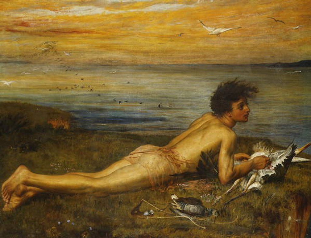 Detail of The Inventor of Sails, 1877 by Frederick Smallfield